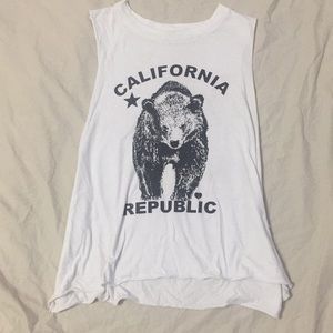 BRANDY MELVILLE California republic muscle tee